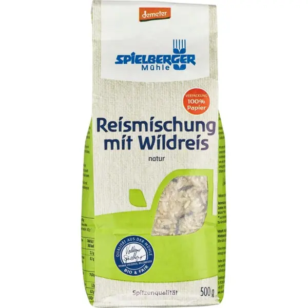 Orez amestec cu orez salbatic Demeter, eco - 500 g