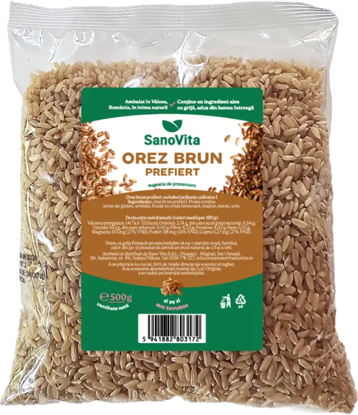 Orez brun prefiert, 500g, SanoVita