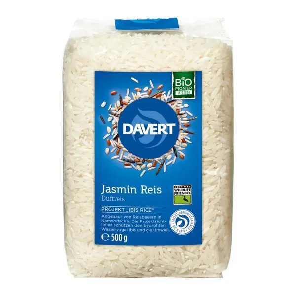 Orez iasomie organic, 500 g, Davert