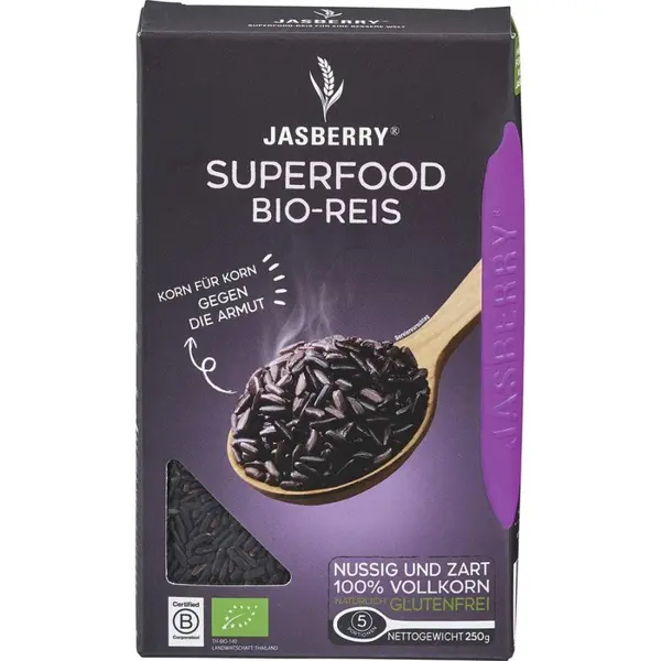 Orez integral Jasberry, eco - 250 g