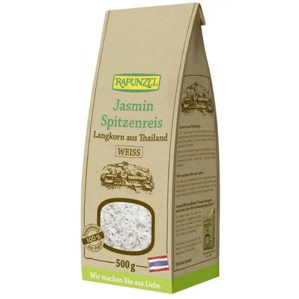 Orez Jasmin alb cu bob lung, eco - 500 g