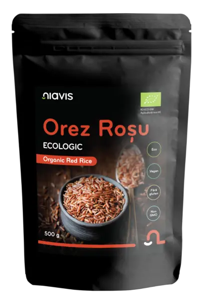 Orez rosu ecologic, 500g, Niavis