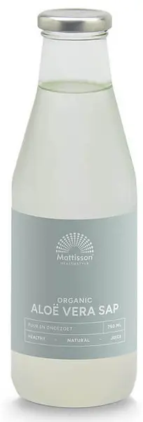 Organic Aloe Vera Juice, 750 ml, Mattisson Healthstyle