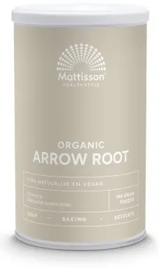 Organic Arrow Root, 190 g, Mattisson Healthstyle