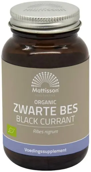 Organic Black Currant, 120 capsule, Mattisson Healthstyle