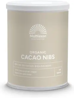 Organic Cacao Nibs, 150 g, Mattisson Healthstyle