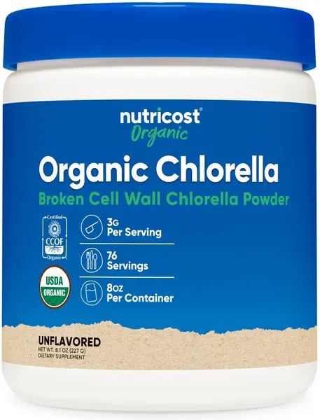 Organic Chlorella, 227 g, Nutricost