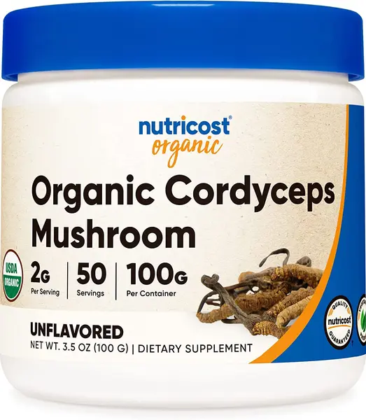 Organic Cordyceps Mushroom, 100 g, Nutricost