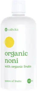 Organic Noni (946 ml) suc de noni organic cu struguri albi, cirese negre si rodii organice