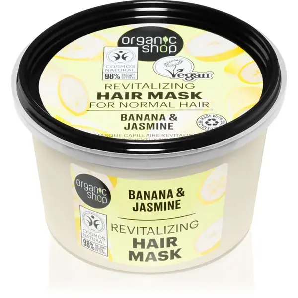 Organic Shop Banana & Jasmine Masca de par pentru volum 250 ml
