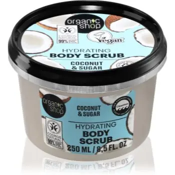 Organic Shop Body Scrub Coconut & Sugar exfoliant de corp hidratant