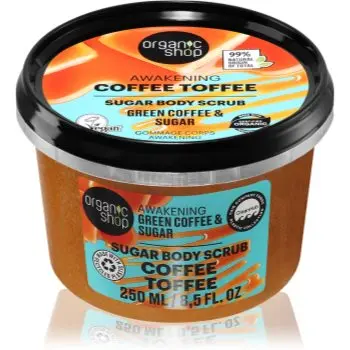 Organic Shop Coffee Toffee exfoliant pentru corp cu efect revigorant