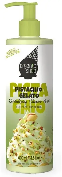 Organic Shop Gel de duș revitalizant Pistachio Gelato, 400 ml
