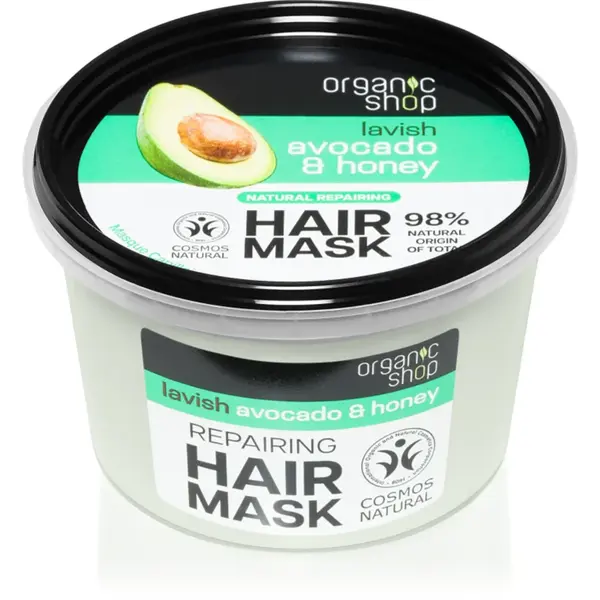 Organic Shop Natural Avocado & Honey masca de par regeneratoare 250 ml
