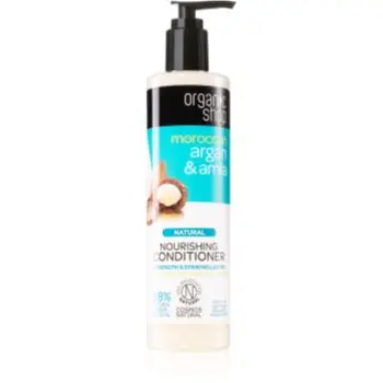 Organic Shop Natural Moroccan Argan & Amla balsam hranitor pentru par vopsit si deteriorat