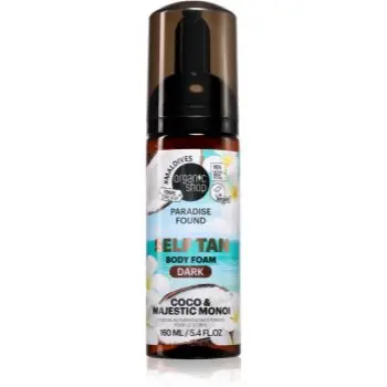 Organic Shop Paradise Found Coco & Majestic Monoi spuma de corp cu efect autobronzant