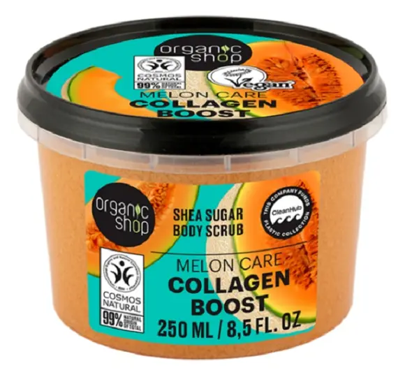 Organic Shop Scrub corporal Collagen Boost, 250 ml