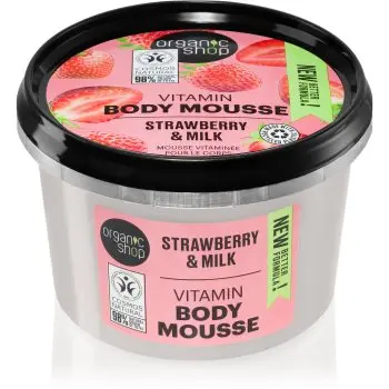 Organic Shop Strawberry & Milk spuma de corp