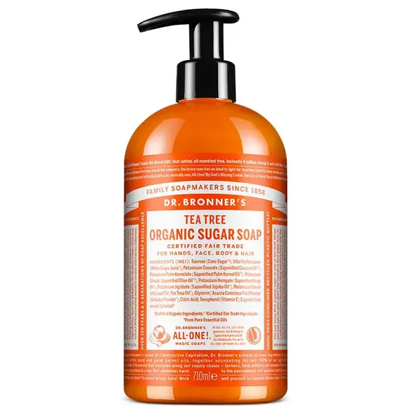 Organic Sugar Soap, Arbore de Ceai (Sapun Lichid) 710 ml