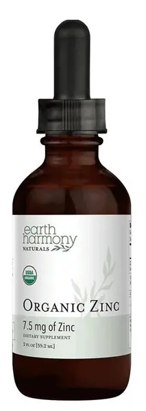 Organic Zinc, picături, 59.2 ml, Earth Harmony
