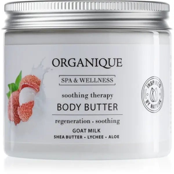 Organique Soothing Therapy unt pentru corp, hranitor cu lapte de capra 200 ml