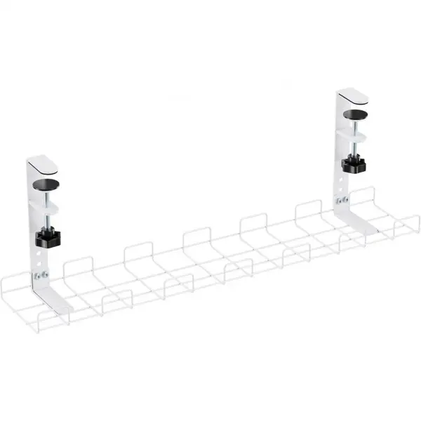 Organizator cabluri sub birou 0.6m Alb, InLine IL23190H