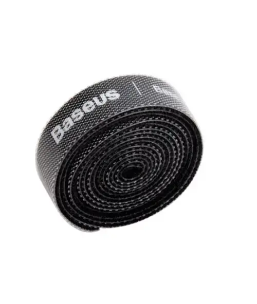 Organizator cabluri tip Velcro Baseus Circle Velcro ACMGT-A01, 50cm (Negru)