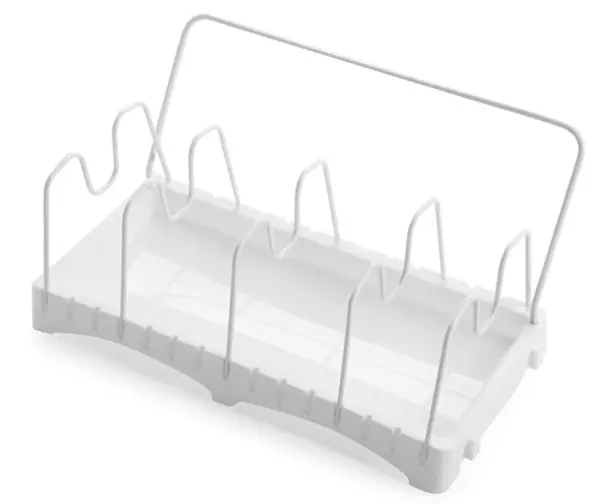 Organizator cu 4 compartimente pentru tigai/capace