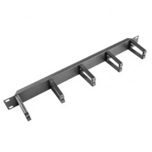 Organizator de cabluri Lanberg, tip B, 19'', 1U, Negru