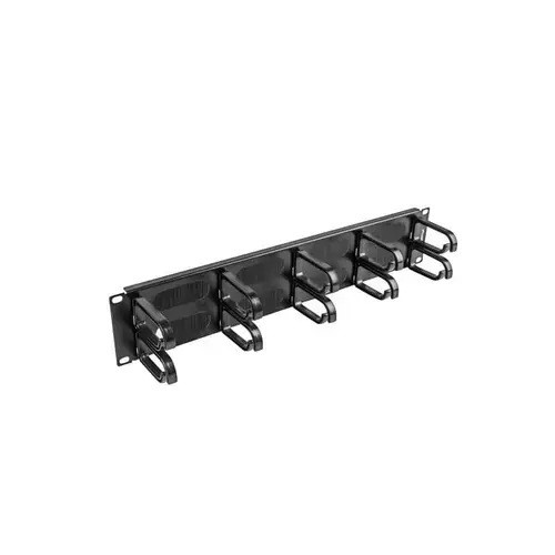 Organizator de cabluri tip perie Lanberg AK-1204-B, tip B 19'' 2U, Negru