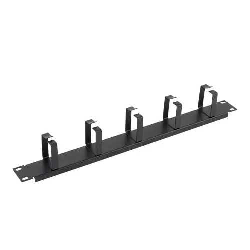 Organizator metalic cabluri 1U cu 5 inele pentru rack 19, ASYTECH Networking ASY-CM-1U5RM