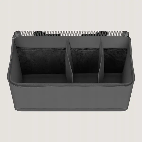 Organizator multifunctional Lionelo Sidepocket M Gri, 3 compartimente, universal, 43x15x23 cm