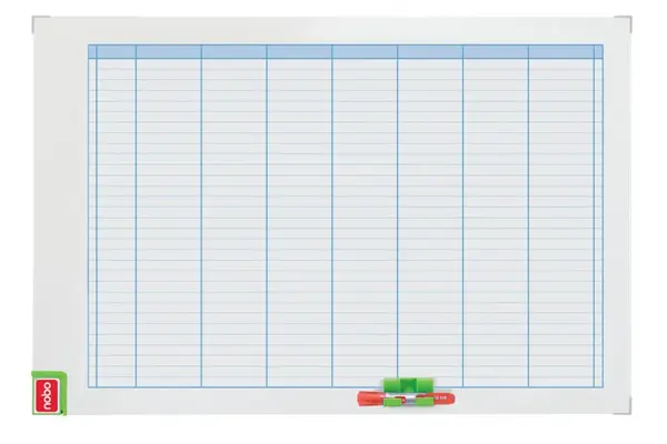 Organizator NOBO Performance, saptamanal, magnetic, 90x60 cm, kit de planificare inclus, albastru Organizator NOBO Performance, saptamanal, magnetic, 90x60 cm, kit de planificare inclus, albastru