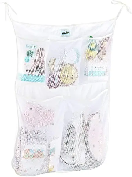 Organizator pentru camera copilului BabyJem - Alb, 54 x 69 cm