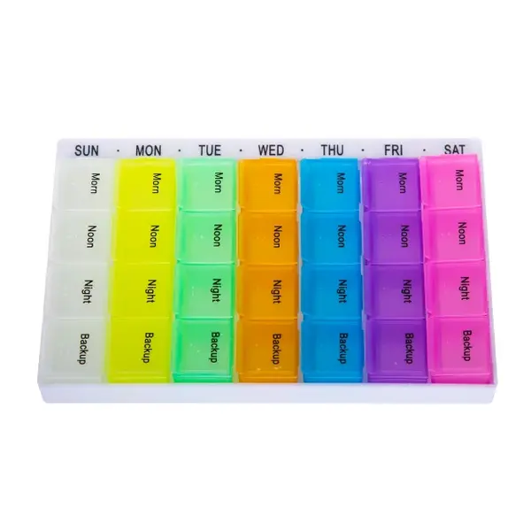 Organizator saptamanal pentru medicamente cu separator, Narcis