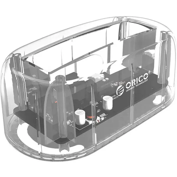 Orico Rack Orico 6139U3 USB 3.0 HDD Docking Station Clear
