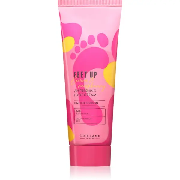 Oriflame Feet Up Lemon & Raspberry crema de picioare 75 ml