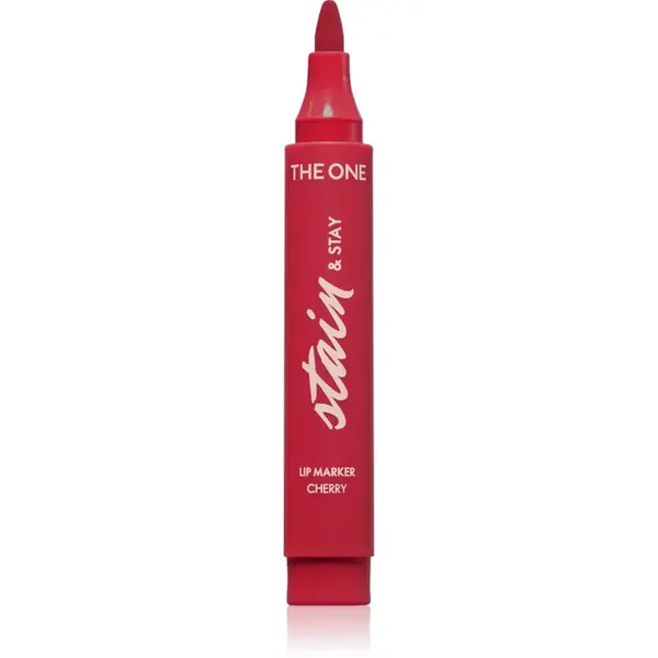 Oriflame The One Stain & Stay ruj cu persistenta indelungata tip cariocă culoare Cherry 2.5 g