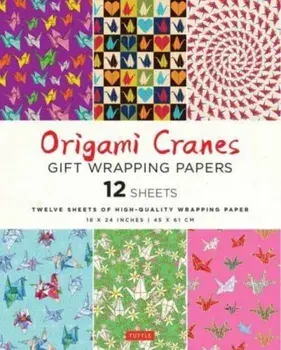Origami Cranes Gift Wrapping Papers - 12 sheets. 18 x 24 inch (45 x 61 cm) High-Quality Wrapping Paper, Paperback/Tuttle Studio