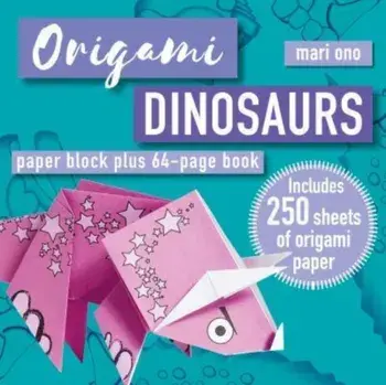 Origami Dinosaurs. Paper Block Plus 64-Page Book, Paperback/Hiroaki Takai