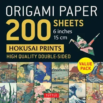 Origami Paper 200 sheets Hokusai Prints 6" (15 cm). Tuttle Origami Paper: Double-Sided Origami Sheets Printed with 12 Different Designs (Instructions for 5 Projects Included)/Tuttle Studio