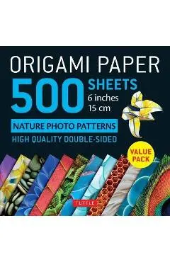 Origami Paper 500 Sheets Nature Photo Patterns 6 (15 CM): Tuttle Origami Paper: High-Quality Double-Sided Origami Sheets Printed with 12 Different Des - Tuttle Publishing