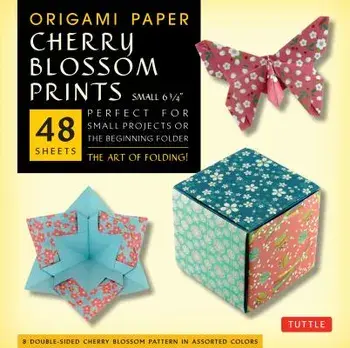 Origami Paper- Cherry Blossom Prints- Small 6 3/4" 48 Sheets: Tuttle Origami Paper: High-Quality Origami Sheets Printed with 8 Different Patterns: Ins/Tuttle Publishing