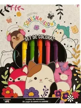 Original Squishmallows. Set de colorat/***