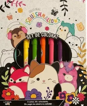 Original Squishmallows. Set de colorat/***