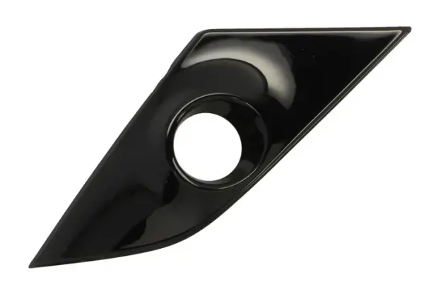 Ornament bara Fata Dreapta SPORT, cu orificii proiector ceata, negru lucios potrivit MAZDA CX-3 02.15- 04.19-
