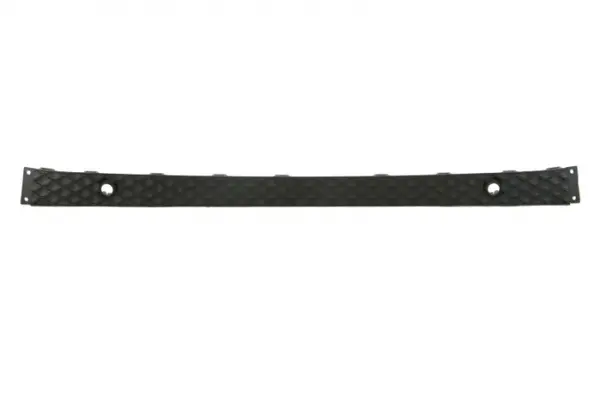 Ornament grila radiator fata (mijloc, cu orificii senzor parcare, plastic, negru) potrivit MERCEDES GLA II H247 01.20-