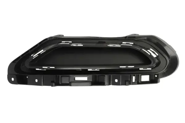 Ornament sistem evacuare spate stanga plastic, negru crom potrivit VW PASSAT B8 08.14-01.19