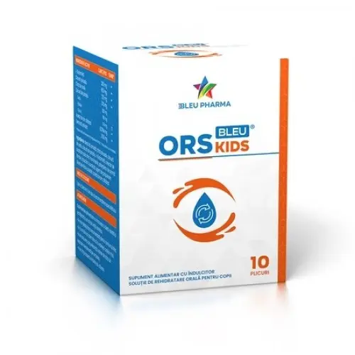 OrsBleu kids solutie rehidratare, 10 plicuri Zephyr Labs