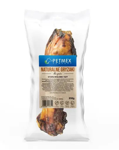 Os natural dur câini PETMEX picior de vită 1 buc